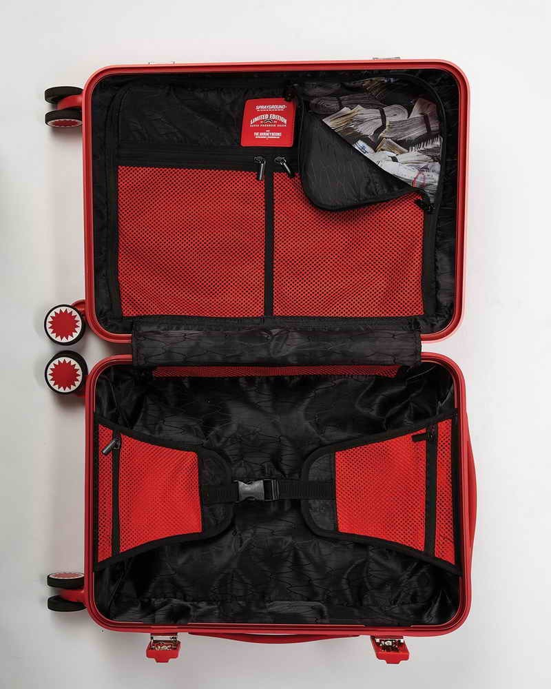 Shop Sprayground Sale Online & Sprayground Full-Size Black Carry-On Red Luggage Bundle All the ...